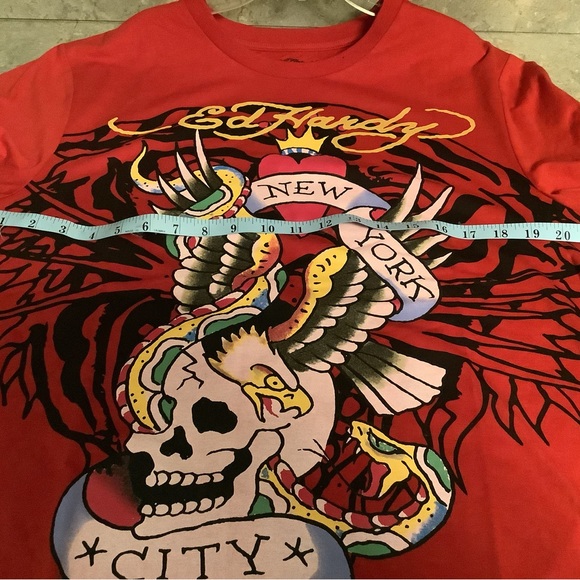 Ed Hardy shirt Sz L - Picture 3 of 6
